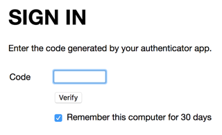 The second factor form